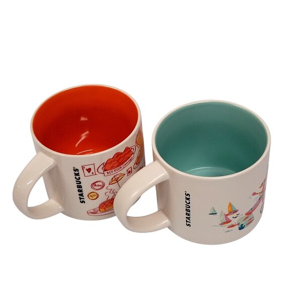 Starbucks Discovery Been There Lot 2 Las Vegas 2022 Seattle 2024 Mugs 14 oz - Picture 5 of 8